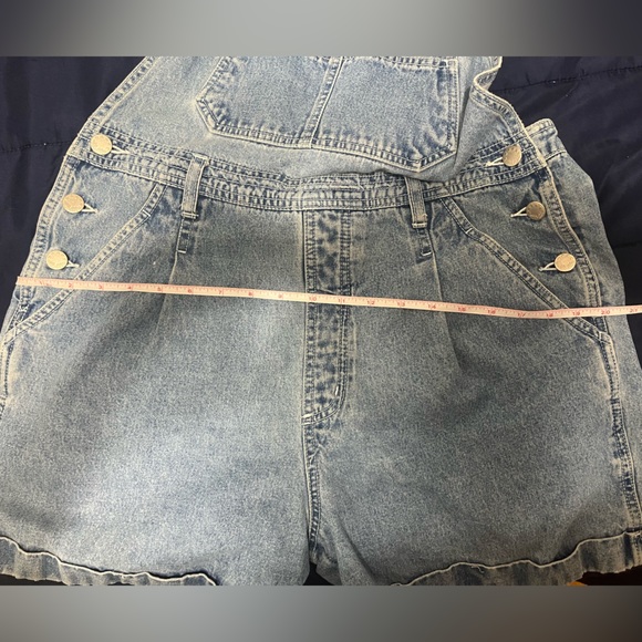 L.A. Blues | Vintage Blue Short Overalls - Picture 7 of 8